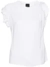 Pinko Crepe Sheer Blouse In Multi