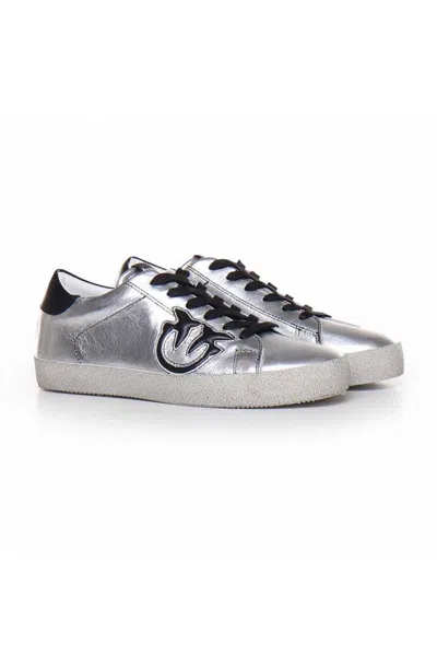 Pinko Shoes  Seattle Sneakers Woman White - 101631-a12p-iz2-36 In Silver