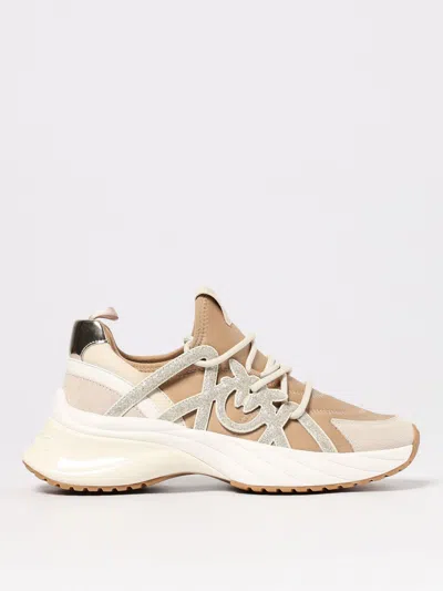 Pinko Shoes  Woman Color Beige In Brown