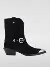 PINKO FLAT ANKLE BOOTS PINKO WOMAN COLOR BLACK,F90476002