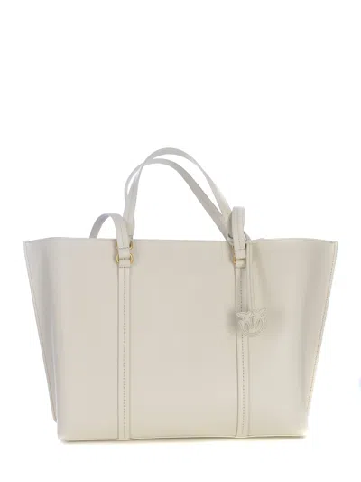 Pinko Shopper Bag  Carrie Made Of Tumbled Leather