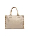 Pinko Beach Shopper In Canvas Riciclato Sale E Pepe In 7uhq