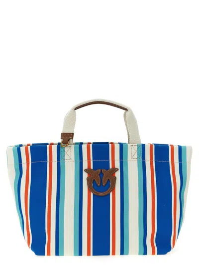 PINKO PINKO SHOPPING MEDIUM STRIPES