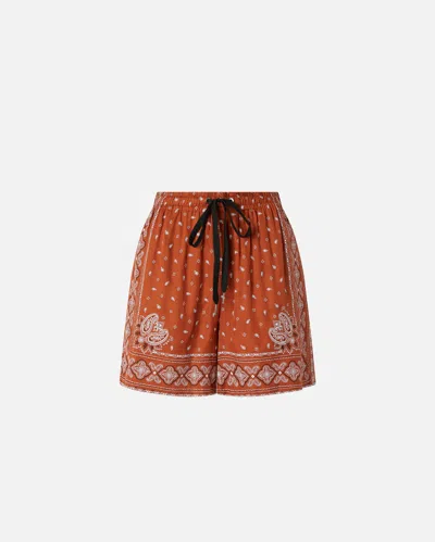 PINKO SHORT À IMPRIMÉ BANDANA