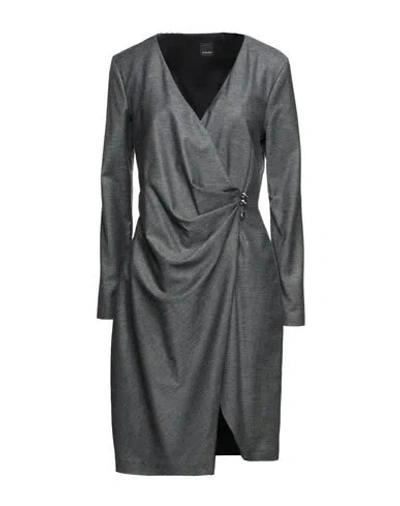 Pinko Short Dresses In Lead