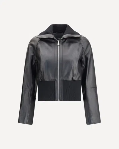 Pinko Short Gruviera Jacket In Black