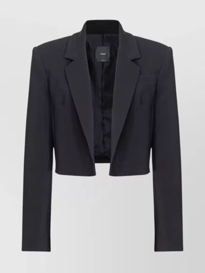 PINKO SHORT JACKET WITH POCKETS AND LAPELS