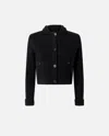 Pinko Masquerade Cardigan In Limo Black