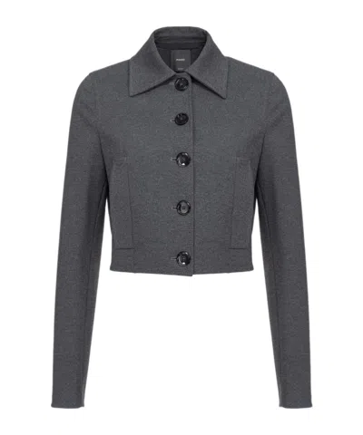 PINKO PINKO SHORT SINGLE-BREASTED STITCHED JACKET
