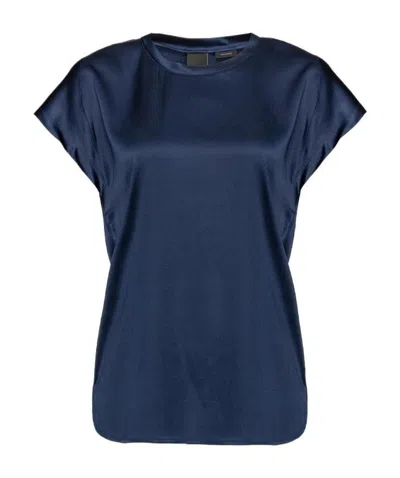 PINKO SHORT-SLEEVE SILK BLOUSE