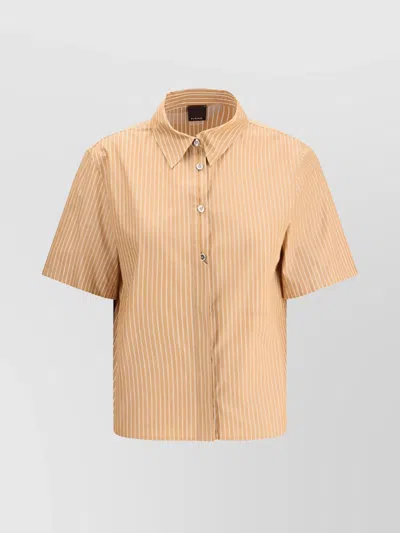 PINKO SHORT SLEEVE STRIPED SHIRT