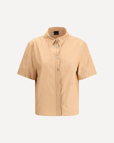 PINKO SHORT SLEEVE STRIPED SHIRT