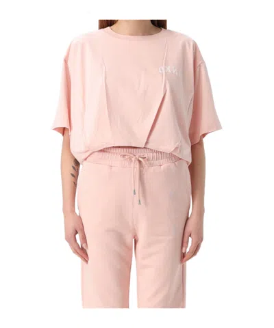 Pinko Short Sleeve T-shirt In Pink
