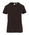 Pinko Cotton T-shirt With Logo In Black
