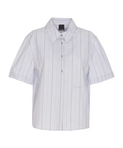 Pinko Short-sleeved Shirt In White