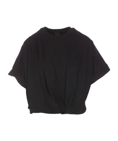 Pinko Short-sleeved Sweater In Black
