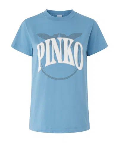 Pinko Short-sleeved T-shirt In Blue