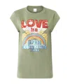 Pinko Short-sleeved T-shirt In Nude