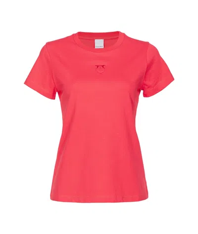 Pinko Short-sleeved T-shirt In Red