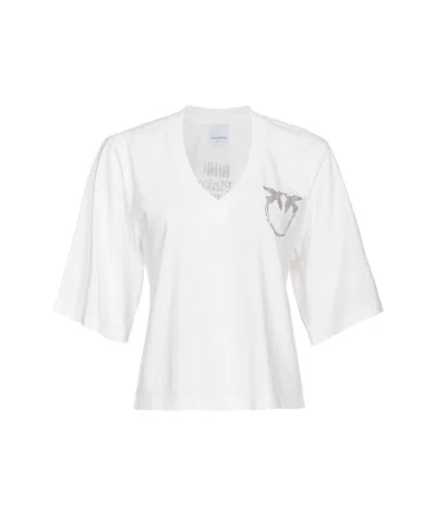 Pinko Short-sleeved T-shirt In White