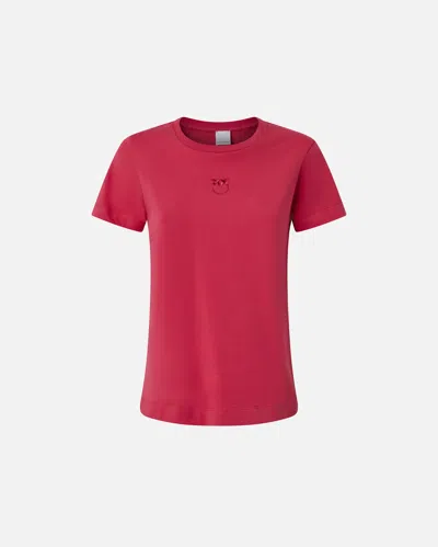 PINKO T-SHIRT À MANCHES COURTES ET LOGO BRODÉ