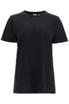 Pinko Short-sleeved T-shirt With Logo In Black
