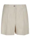Pinko Penny Elegant Shorts With Side Pockets