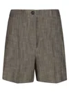 Pinko Elegant Shorts With Side Pockets