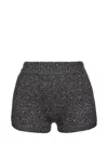 Pinko Sequin-embellished Knitted Shorts