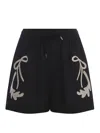 Pinko Shorts  Stargate Made Of Satin In Black