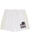 Pinko Logo-patch Shorts In Multicolor
