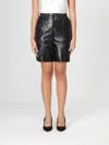 Pinko Shorts  Woman Color Black In Black