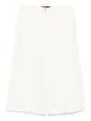 Pinko Tailored White Bermuda Shorts In White