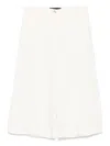 Pinko Tailored White Bermuda Shorts In White