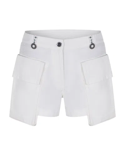 Pinko Shorts In White