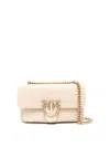 Pinko Handbag With Textured Finish And Gold Emblem