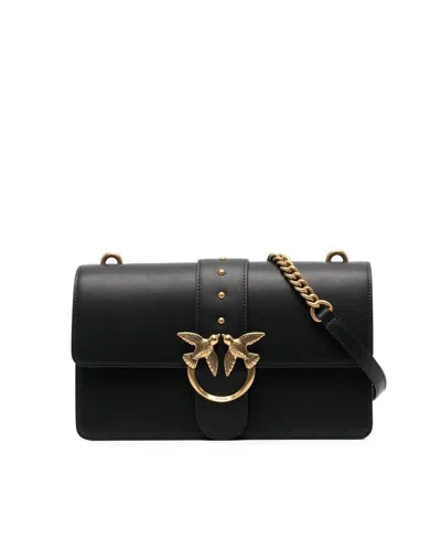 Pinko Shoulder Bag In Black