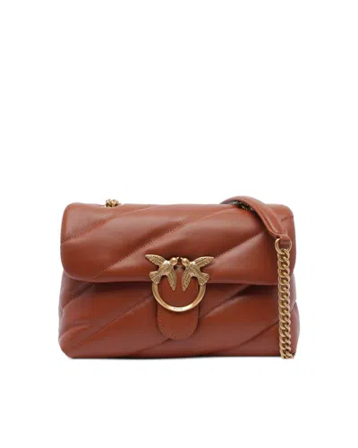Pinko Shoulder Bag In Brown