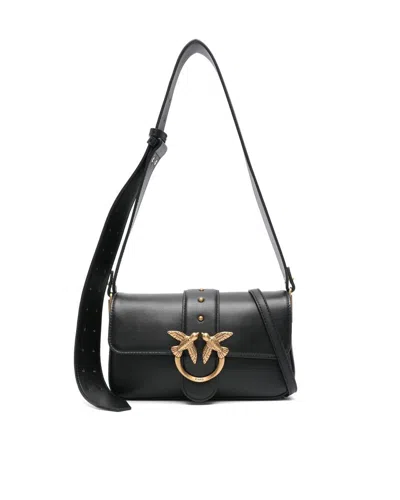 Pinko Shoulder Bag In Black