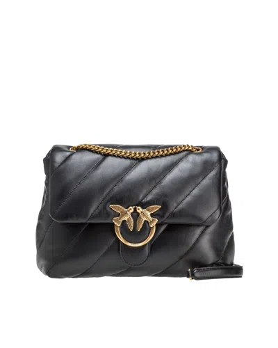 Pinko Shoulder Bag In Black