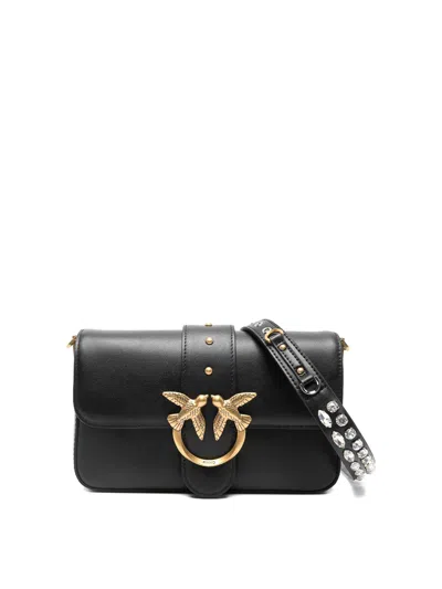 Pinko Shoulder Bag In Black