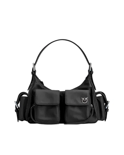 Pinko Shoulder Bag In Black
