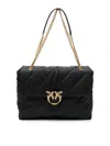 Pinko Maxi Love Shoulder Bag In Black