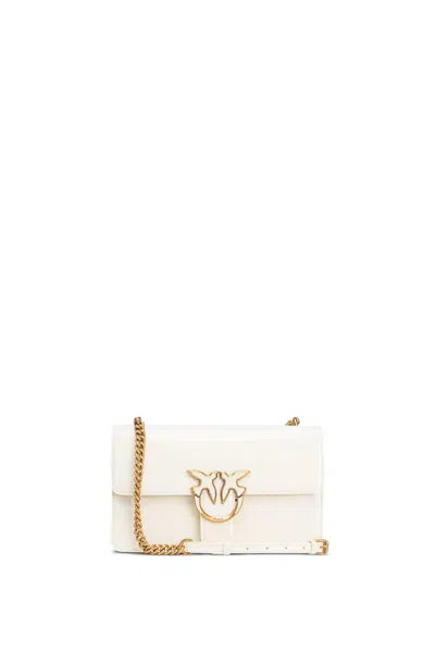 Pinko Shoulder Bag Love One Classic In White