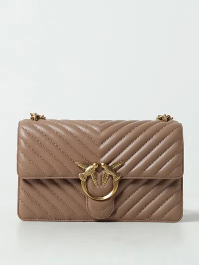Pinko Shoulder Bag  Woman Color Beige In Beige