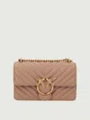 Pinko Mini Bag  Woman Color Beige In Brown