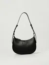 Pinko Half Moon Mini Bag In Black