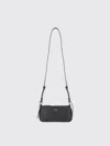 Pinko Leather Mini Baguette Bag In Black