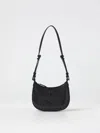 Pinko Baby Half Moon Shoulder Bag In Black