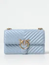 Pinko Love One Classic Cross Body Bag In Blue